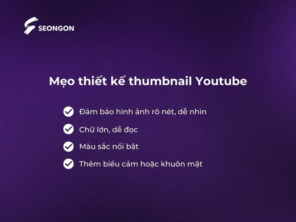 Những mẹo thiết kế thumbnail thu hút và ấn tượng.