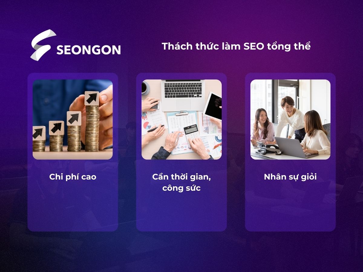 Những thách thức khi doanh nghiệp làm SEO tổng thể