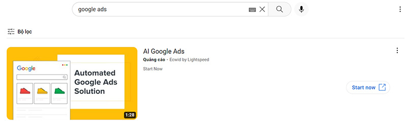 Quảng cáo in-feed của Ecwid by Lightspeed