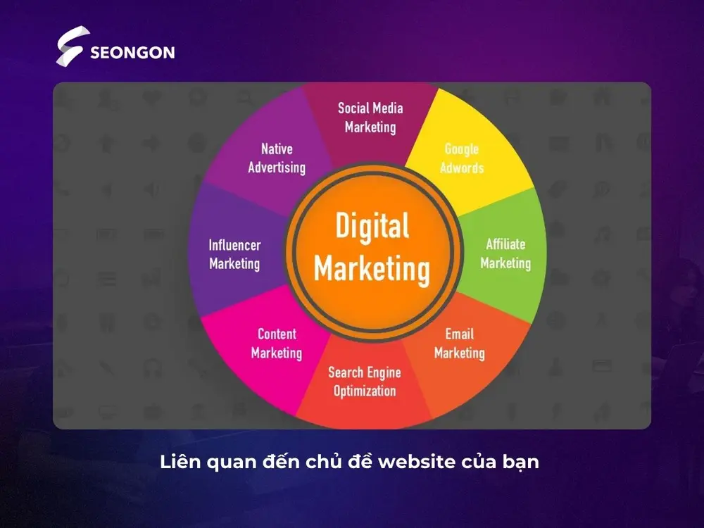 Referring domains cần phải liên quan đến chủ đề của website