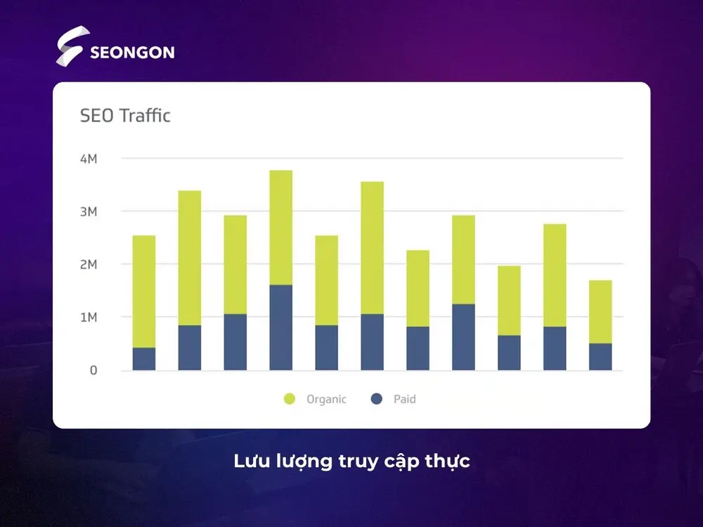 Referring domains phải phản ánh được traffic thực tế