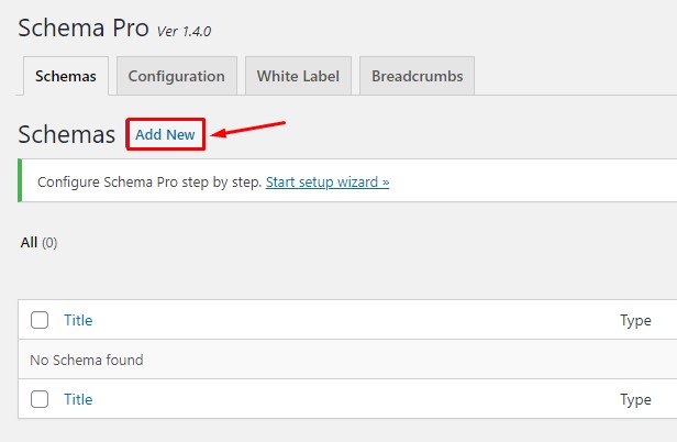 Add new schema
