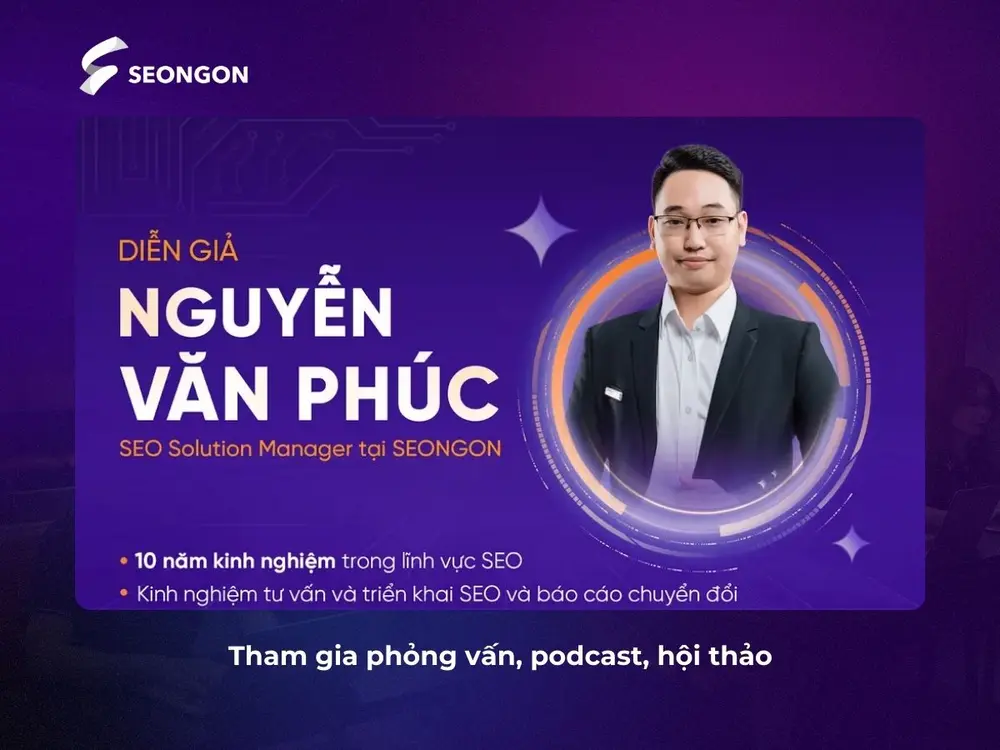 Tham gia hội thảo, phỏng vấn đề quảng bá thương hiệu cá nhân và tặng traffic tự nhiên cho website