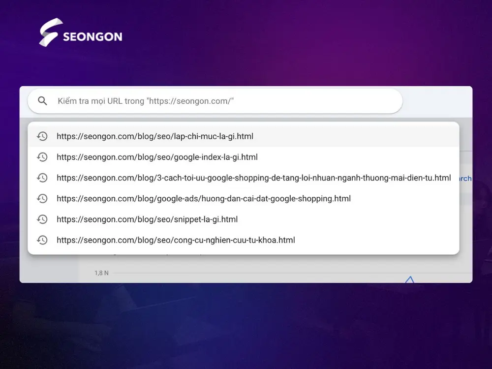 Tiến hành khai báo URL cho GSC