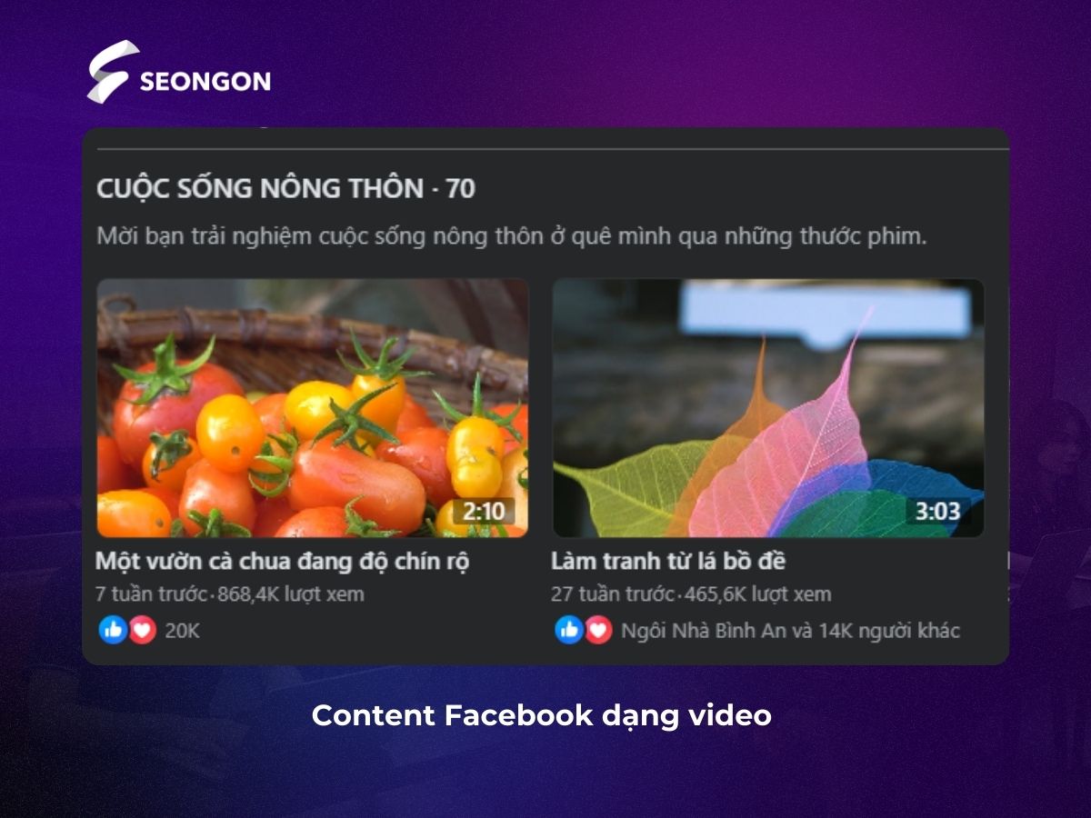 Video là dạng content Facebook được ưa chuộng nhất
