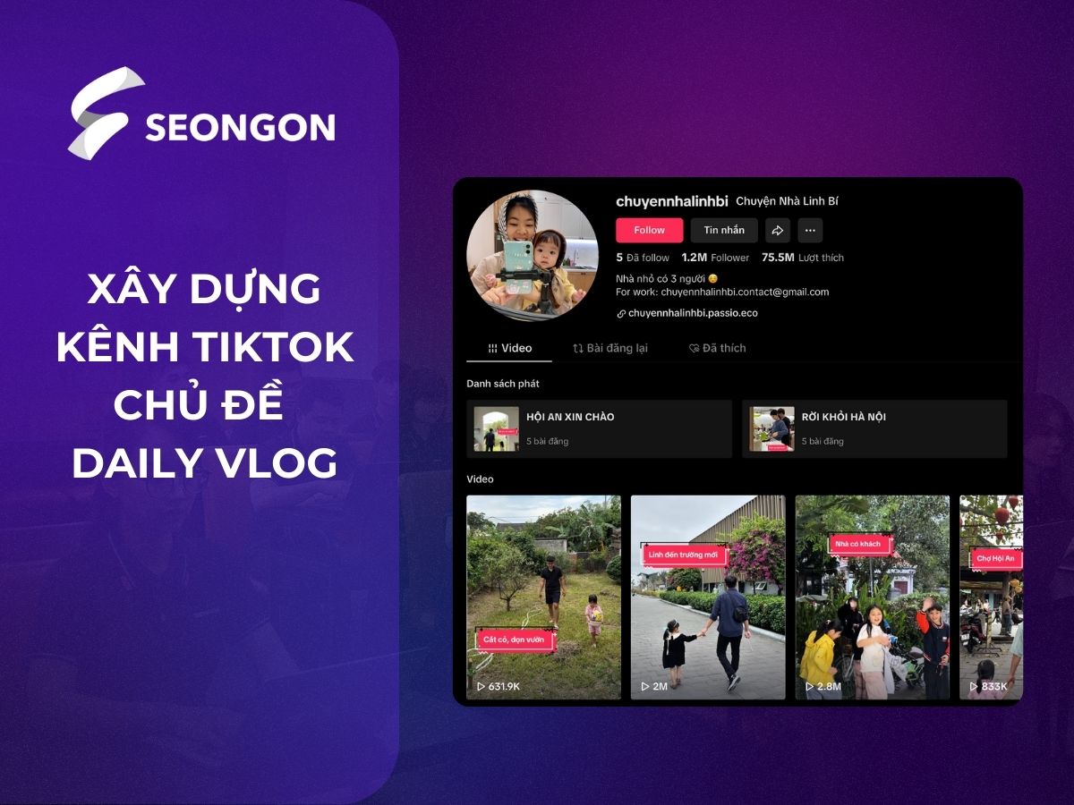 Xây dựng kênh TikTok với chủ đề nhật ký cuộc sống