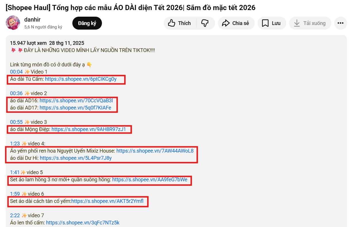 Youtube Shopping Affiliate là hình thức bạn kiếm tiền hoa hồng bằng cách giới thiệu sản phẩm trên video Youtube của mình.