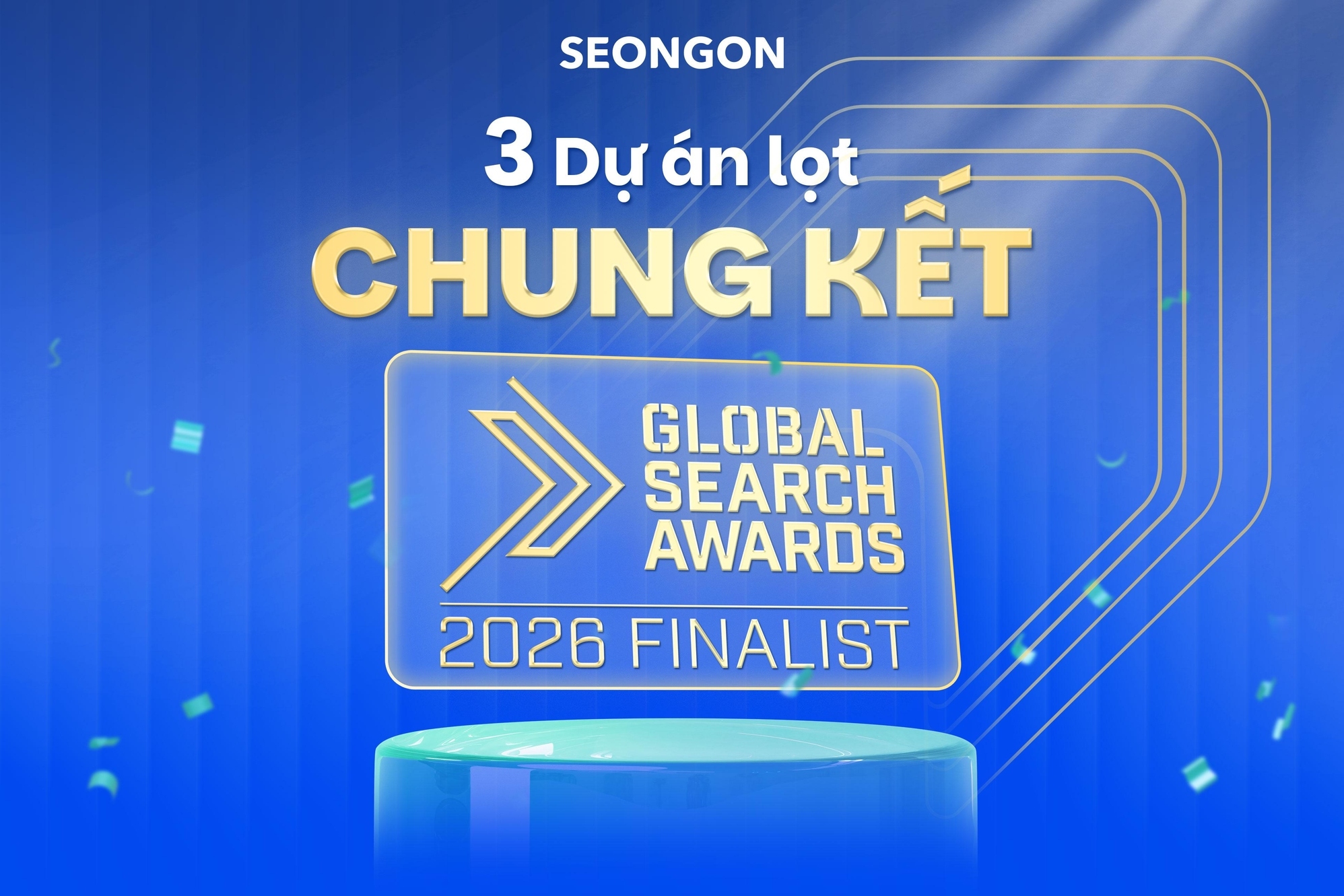 SEONGON ghi dấu với 3 dự án quy mô lớn lọt Chung kết Global Search Awards 2026