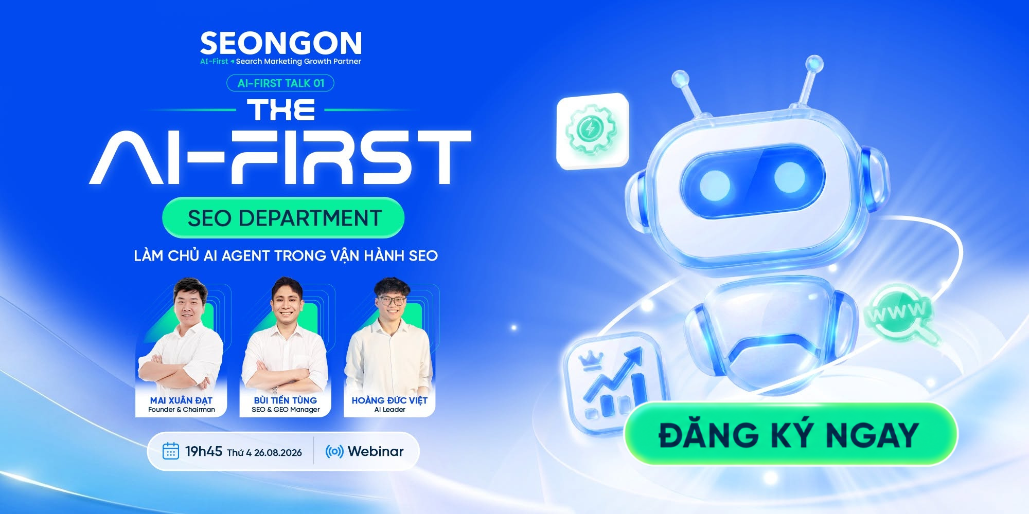 THE AI-FIRST SEO DEPARTMENT – Làm chủ AI Agent trong vận hành SEO