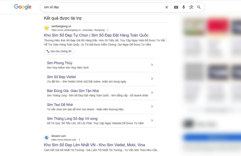 Mục tiêu Tăng đơn hàng website