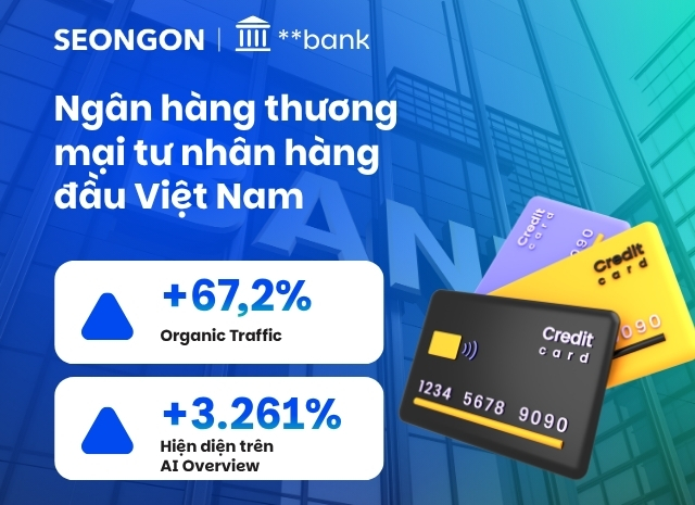 Từ hạng 4 vươn lên hạng 2 thị trường ngân hàng, dẫn đầu 32,3% thị phần trích dẫn AI Overview
