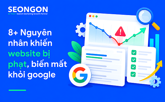 8+ Nguyên nhân khiến website bị phạt, biến mất khỏi google