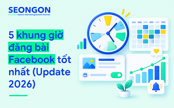 5 khung giờ đăng bài Facebook tốt nhất (Update 2026)