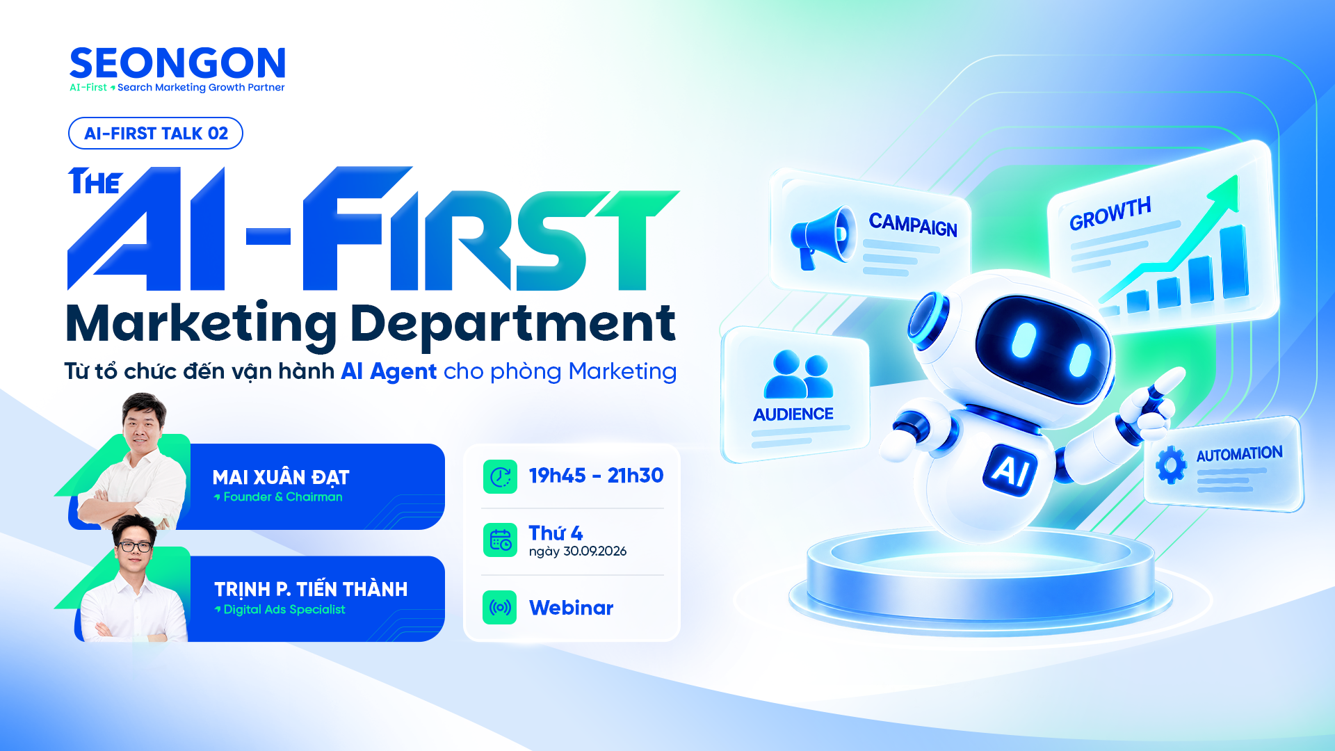 THE AI-FIRST MARKETING DEPARTMENT - Từ tổ chức đến vận hành AI Agent cho phòng Marketing