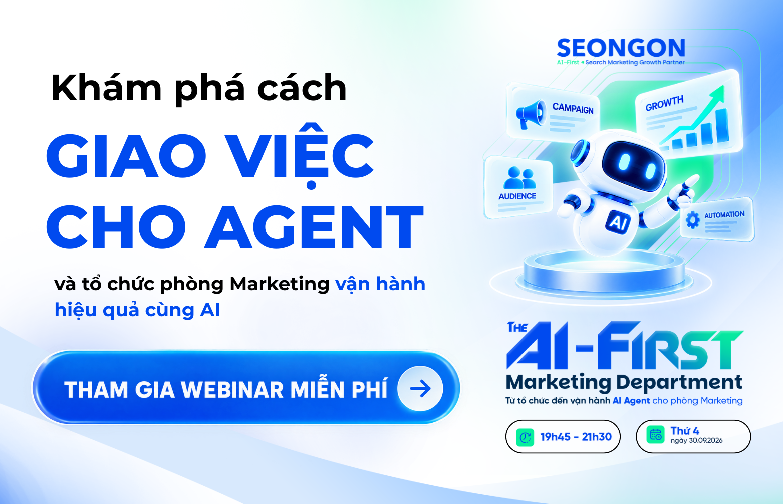 The AI-First Marketing Department - Từ tổ chức đến vận hành AI Agent cho phòng Marketing