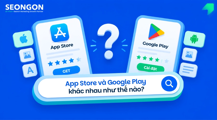 Sự khác biệt giữa App Store và Google Play