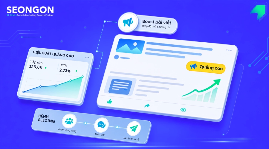 Chiến lược chạy quảng cáo bài viết seeding giúp tạo hiệu ứng đám đông và thu hút thành viên cho Group Facebook.