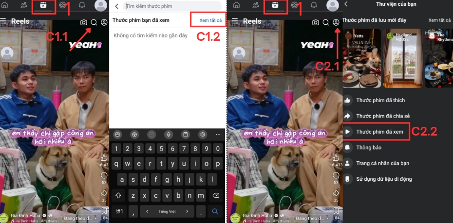 2 cách để xem lại Reels trên tab Video/Watch
