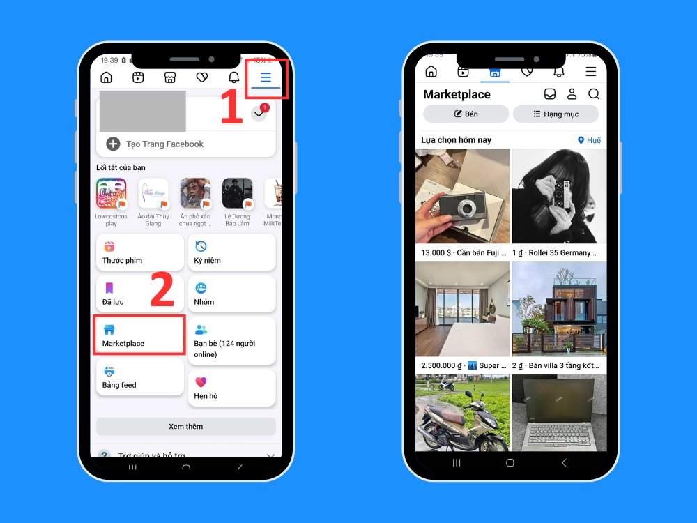 Việc bật Facebook Marketplace trên điện thoại rất đơn giản và không yêu cầu cài đặt bất kỳ ứng dụng bổ sung nào