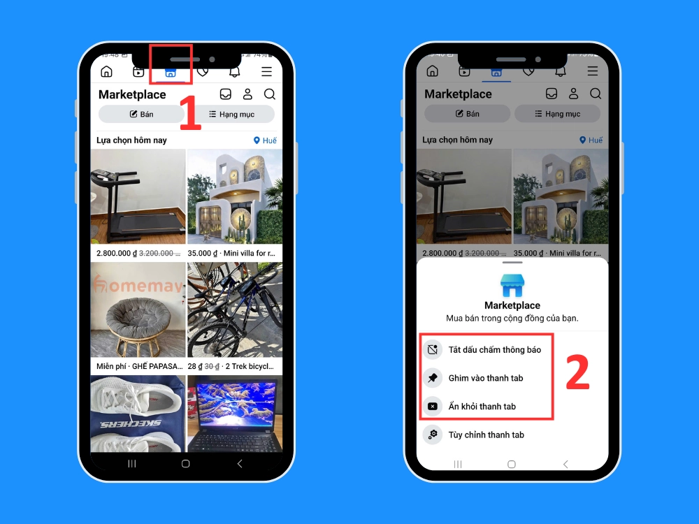 Facebook không có nút tắt hoàn toàn Marketplace nhưng bạn có thể ẩn nó
