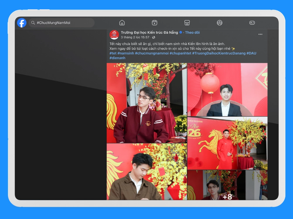 Truy cập theo cấu trúc facebook.com/Hashtag/TừKhóa để đánh giá độ “hot” và chất lượng nội dung của các bài viết đang sử dụng hashtag đó