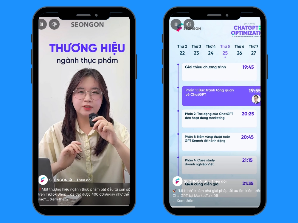 Chữ trên video cần to, rõ, tương phản cao để dễ đọc trên màn hình điện thoại