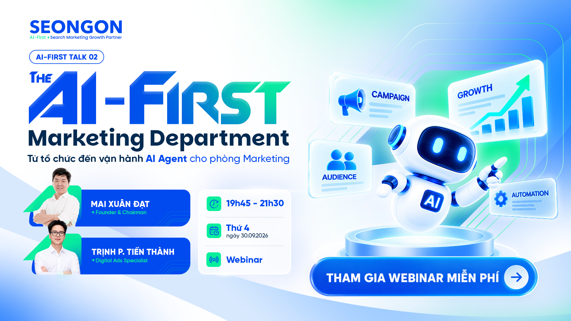 The AI-First Marketing Department - Từ tổ chức đến vận hành AI Agent cho phòng Marketing