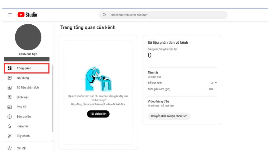 YouTube Studio giúp quản lý kênh hiệu quả trên điện thoại và nắm bắt hoạt động của kênh mọi lúc mọi nơi