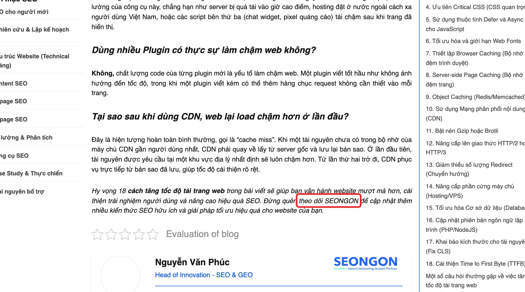 Ví dụ Unlinked Mention nhắc SEONGON không có liên kết