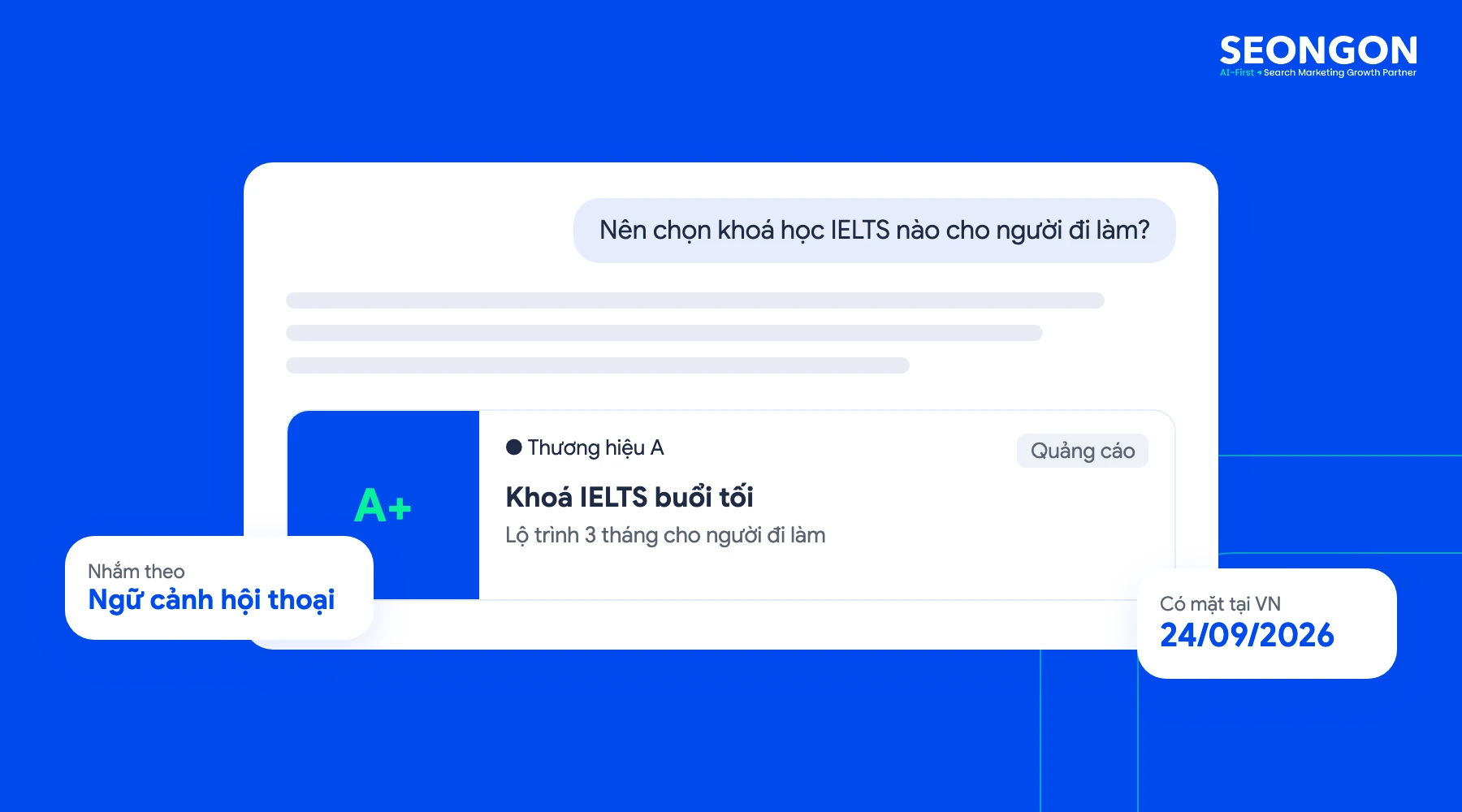 ChatGPT Ads là quảng cáo hiển thị dưới câu trả lời của ChatGPT theo ngữ cảnh hội thoại