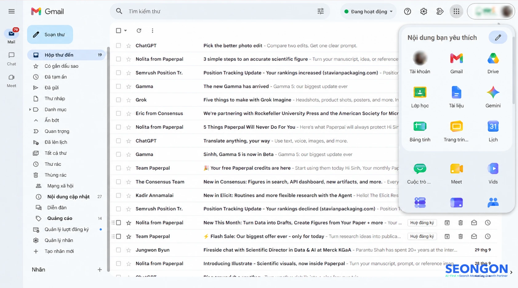 Gemini phù hợp với người dùng làm việc thường xuyên trên Google Workspace.