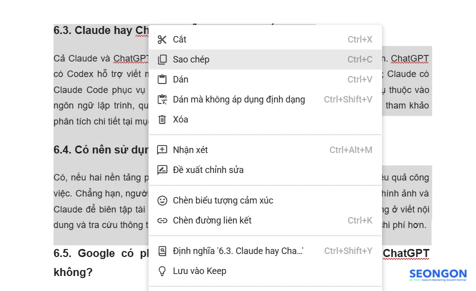 1.3. Xuống dòng bằng cách sao chép nội dung từ Word hoặc Google Docs
